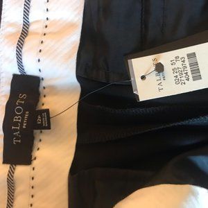 Talbots, dress slacks, straight leg, 12P, black